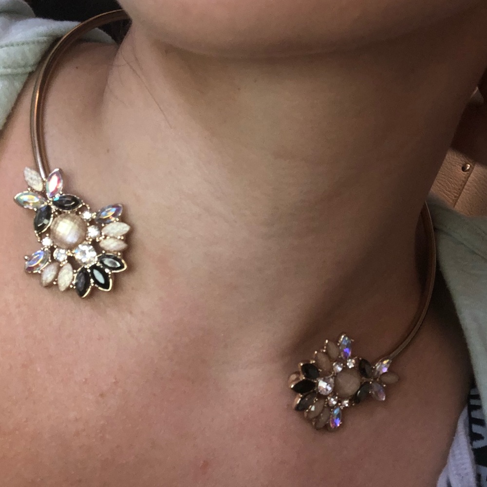 Unique gold and embellished choker